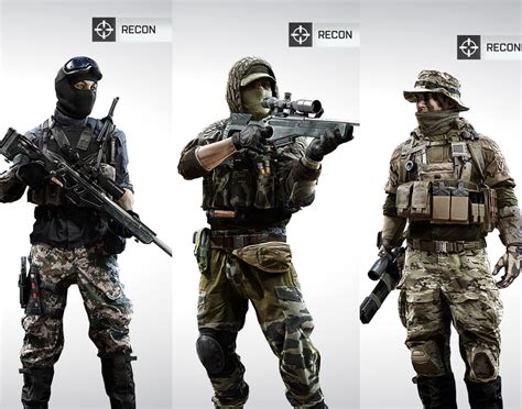 Battlefield 4 Multiplayer Character Models