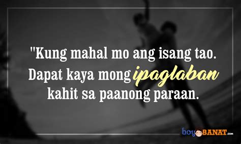 New Tagalog Love Quotes ~ Boy Banat