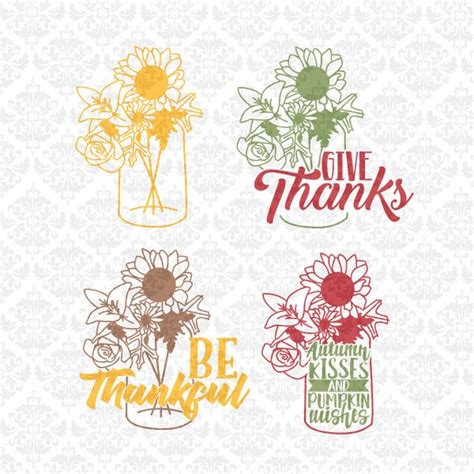 Free Free 188 Sunflower In Mason Jar Svg SVG PNG EPS DXF File
