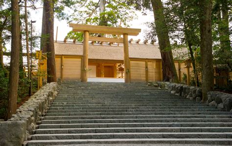 Santuario Ise Jingu Interior Travel Japan Organización Nacional