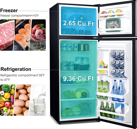 Buy Galanz Glr Ts F Refrigerator Dual Door Fridge Adjustable