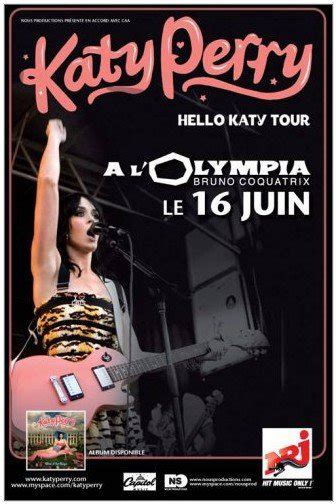 Mes Concerts A Paris Katy Perry Hello Katy Tour Paris 2009