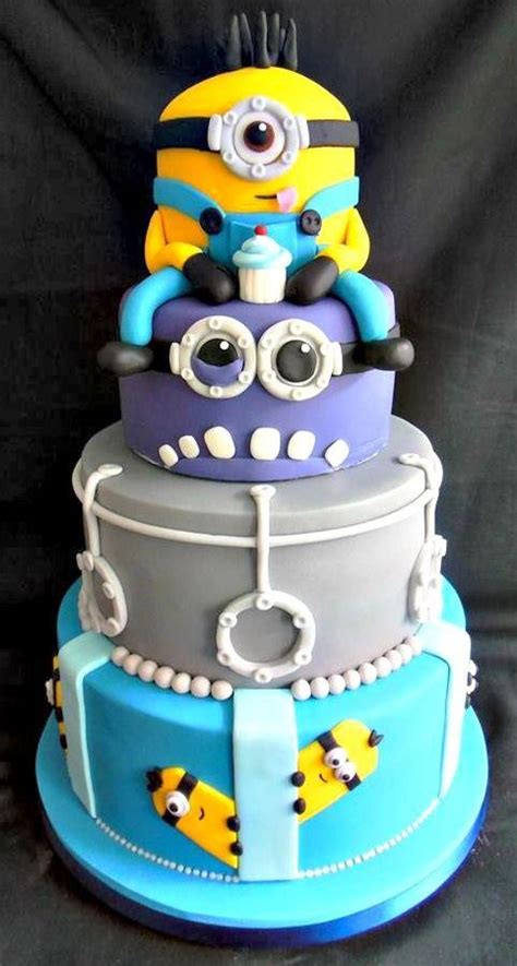It is a cake that looks just like a minion from the animation despicable me. 10 Minion Cakes You Can Make For Any Birthday!