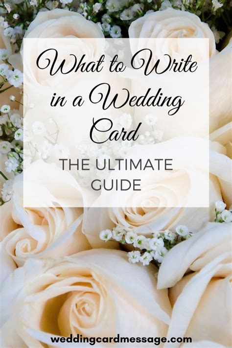 What To Write In A Wedding Card The Ultimate Guide Wedding Card Message