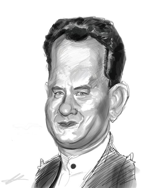Tom Hanks Caricature By Arbiterchrono On Deviantart