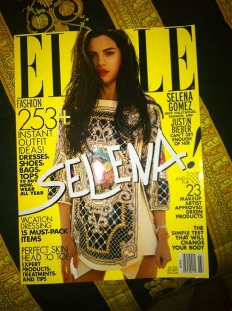 Selena Gomez Elle Magazine Cover Selena Gomez Selena Vacation Dresses