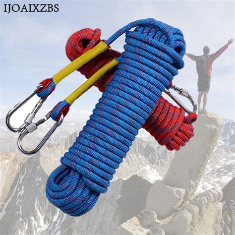 10m Professional Outdoor Rock Climbing Rope Hiking Camping Accessory