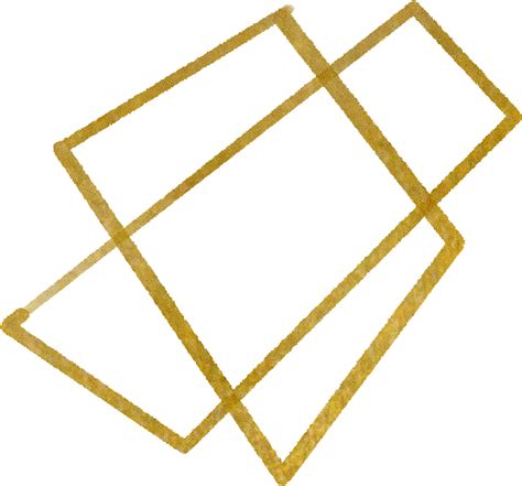 Gold Geometric Shape Frame 10870238 Png