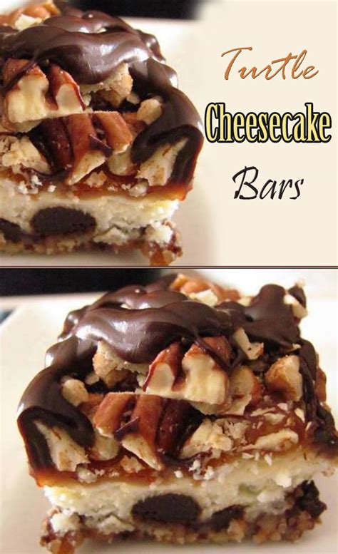 Turtle Cheesecake Bars