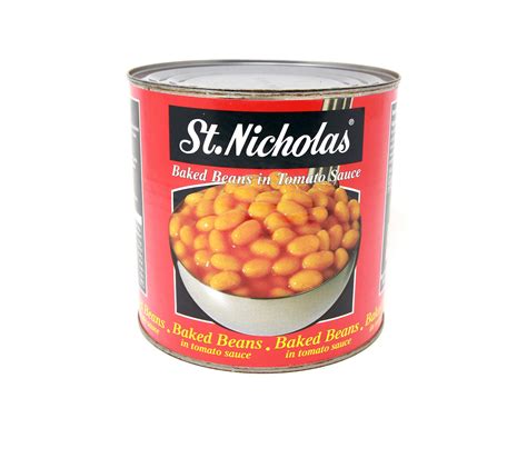 Baked Beans St Nicolas Tin 26kg Sunharvest Ltd