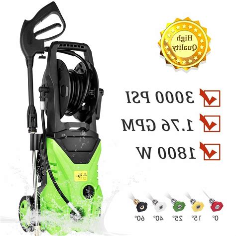 Homdox 3000 PSI 1800W Electric Washer High Pressure