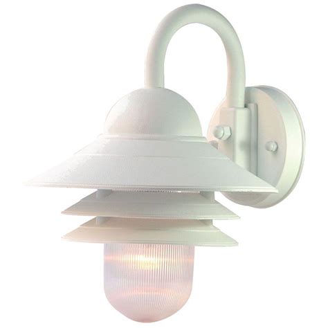 Acclaim Lighting Mariner Collection 1 Light Textured White Outdoor Wall