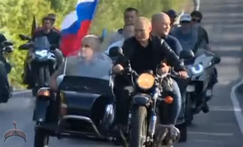 In Videos Putin Rides With Russian Bikers In Crimea Ọmọ Oòduà