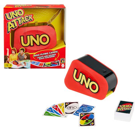 Uno Attack Card Game For 2 10 Players Age 7 Years And Older Walmart