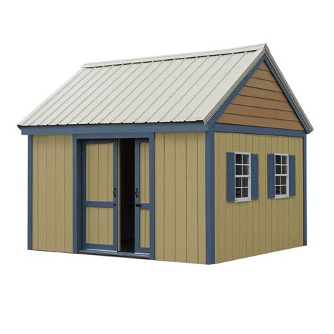 Looking to add a little shade to your backyard? Best Barns Brookhaven 10 ft. x 12 ft. Wood Storage Shed ...