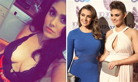 Coronation Street Star Kym Marsh S Daughter Emily Flashes Cleavage In