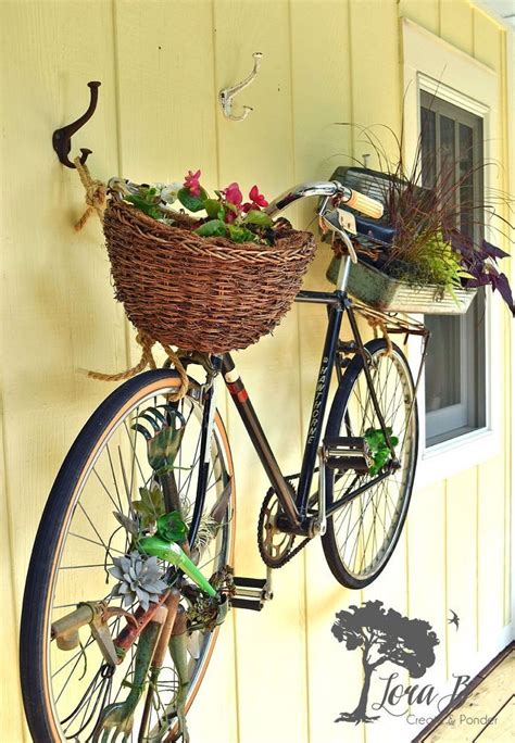 How To Make Bicycle Garden Art Unique Garden Art Bicycle Decor