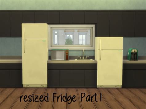 Sims 4 Ccs The Best Resized Fridge Part1 By Chillis Sims