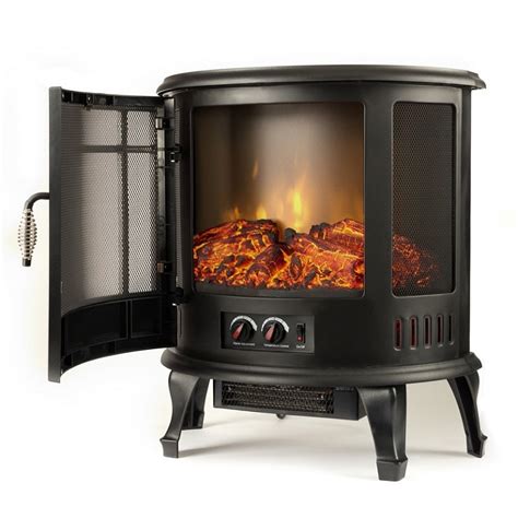 Regal Flame 22 Inch Heater Ventless Curved Electric Fireplace Stove