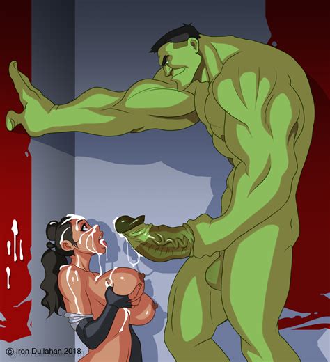 Hulk And Val Cum By Iron Dullahan Hentai Foundry