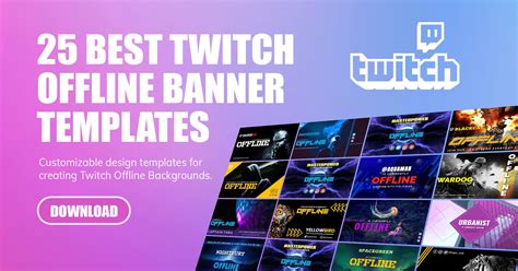 Free Twitch Profile Banner Maker Use Our Free Twitch Banner Templates