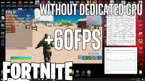 Fortnite Performance Mode 60fps Without Gpu Without Dedicated Gpu