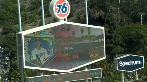 Los Angeles Dodgers Starting Lineups At Dodger Stadium Youtube