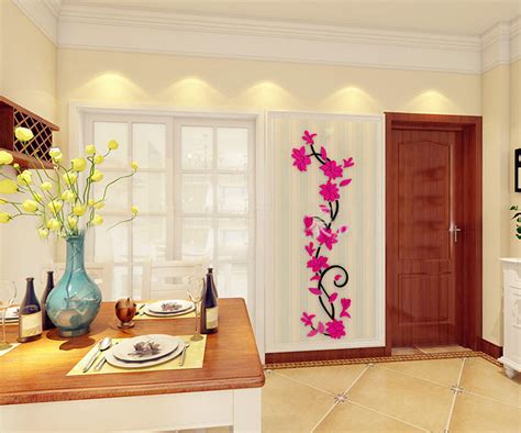 Buy Diy 3d Acrylic Crystal Wall Stickers Living Room Bedroom Tv