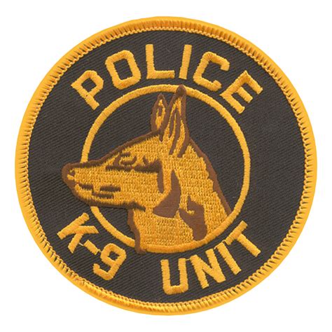 3 12 Police K 9 Unit Circle Premier Emblem Manufactures Emblems
