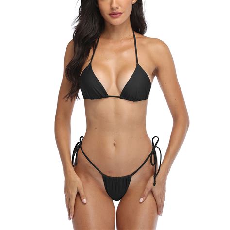 Buy SHERRYLOThong Bikini Swimsuit For Women Brazilian Bottom Triangle