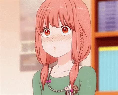 Anime Blush Gif Anime Blush Discover Share Gifs Blushing Anime