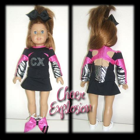 Custom Detailed 18 Doll Cheer Replica Miniature By Sewwowsewnow 6500 American Girl Doll 18