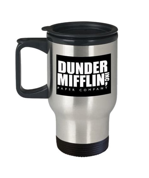 Dunder Mifflin Travel Mug The Office Mugs Popsugar Entertainment Photo