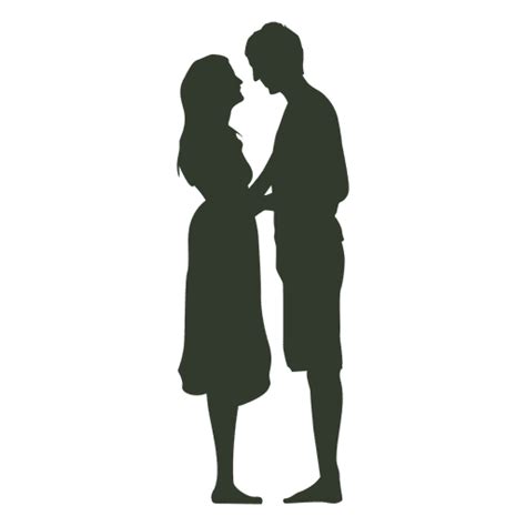 Couple Kissing Silhouette Adults Transparent Png And Svg Vector File