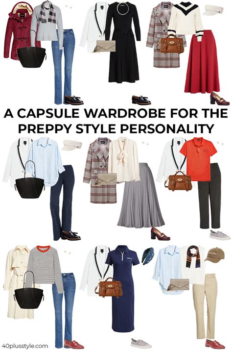 preppy style personality style guide and capsule wardrobe 40 style