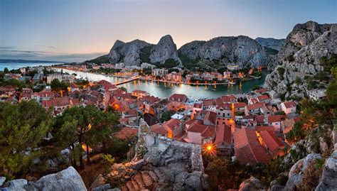 Panorama Of Omis Croatia Anshar Photography