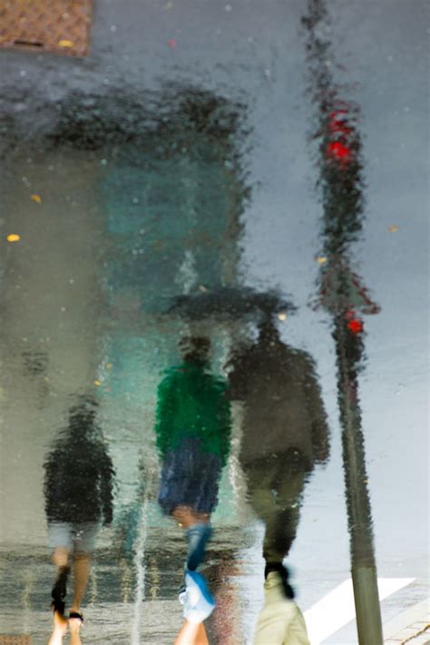 Beautiful Rainy Day Reflections Captured On City Streets Reflection