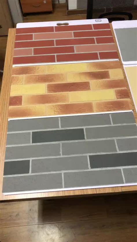 Split Bricks Flexible Soft Porcelain Waterproof External Wall Tiles