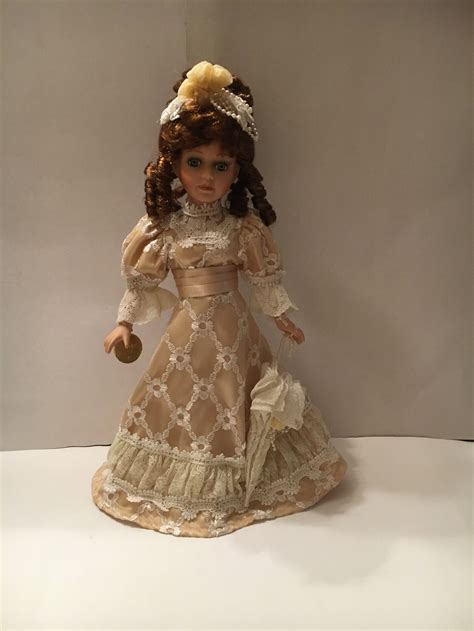 Porcelain Doll Dandee With Stand 17 Etsy