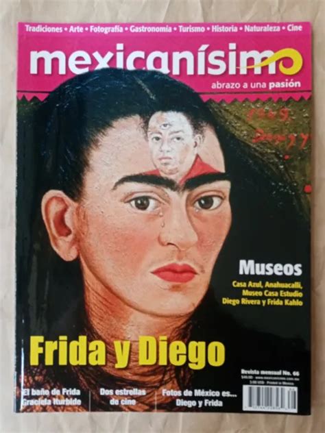 Frida Kahlo Diego Rivera Mexicanisimo Mexican Magazine Mexico Spanish 2013 £3209 Picclick Uk