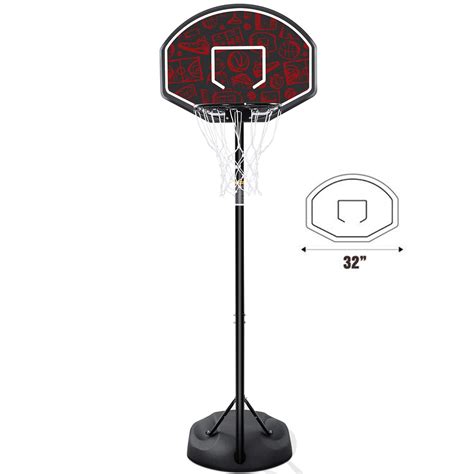 Buy Maxkare Portable Outdoor Basketball Hoop 55 Ft 75 Ft