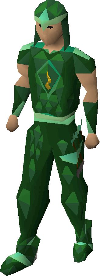 Fileguthix Blessed Dragonhide Armour Equipped Malepng Osrs Wiki