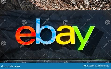 Jan 12 2020 San Jose Ca Usa Ebay Logo At Their Corporate