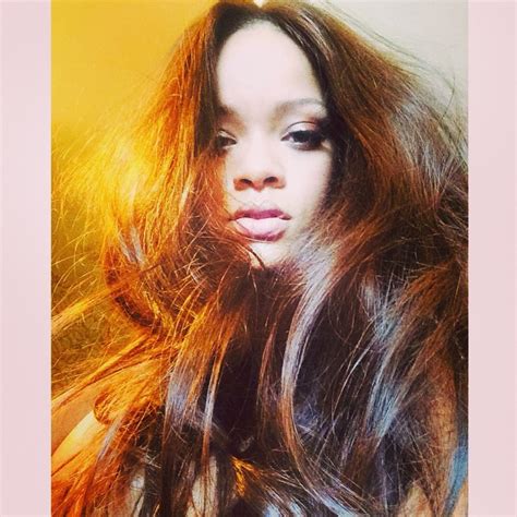 Rihanna Long Brown Hair