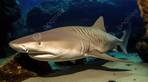An Example Of A Large Tiger Shark Background Picture Of A Sand Tiger