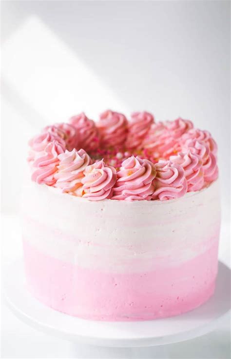 Pink Ombre Cake A Classic Twist