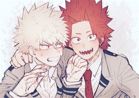 Kirishima Eijrou And Bakugou Katsuki My Hero Academia Mi Academia De Heroes Y Kirishima Eijirou