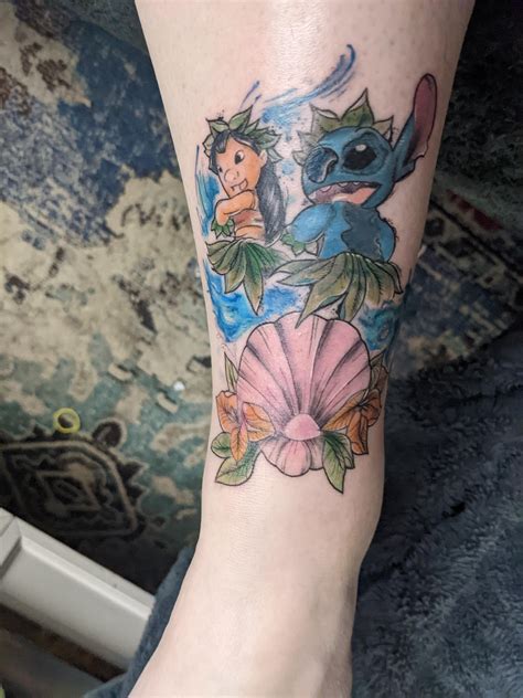Lilo And Stitch Tattoo Finished Yesterday By Sydney Samson At Sacred