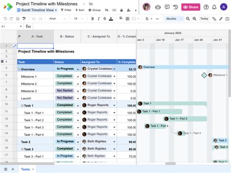 Project Milestones Template Template