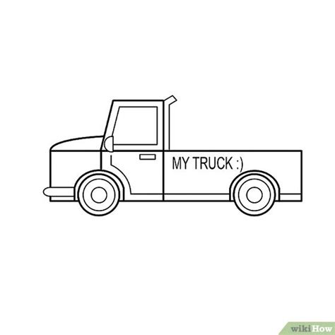 Cómo dibujar una camioneta 13 Pasos con imágenes